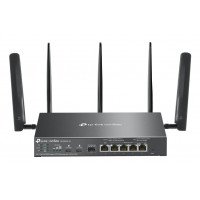 Маршрутизатор TP-Link ER706WP-4G, Omada 4G+ Cat6 AX3000 Wi-Fi 6 Gigabit VPN Gateway with 4-Port PoE+