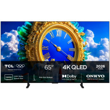 Телевизор TCL 65" 65A400, черный, QLED, 3840x2160 4K Ultra HD, 144 Гц, Google TV, 3 ГБ/32 ГБ