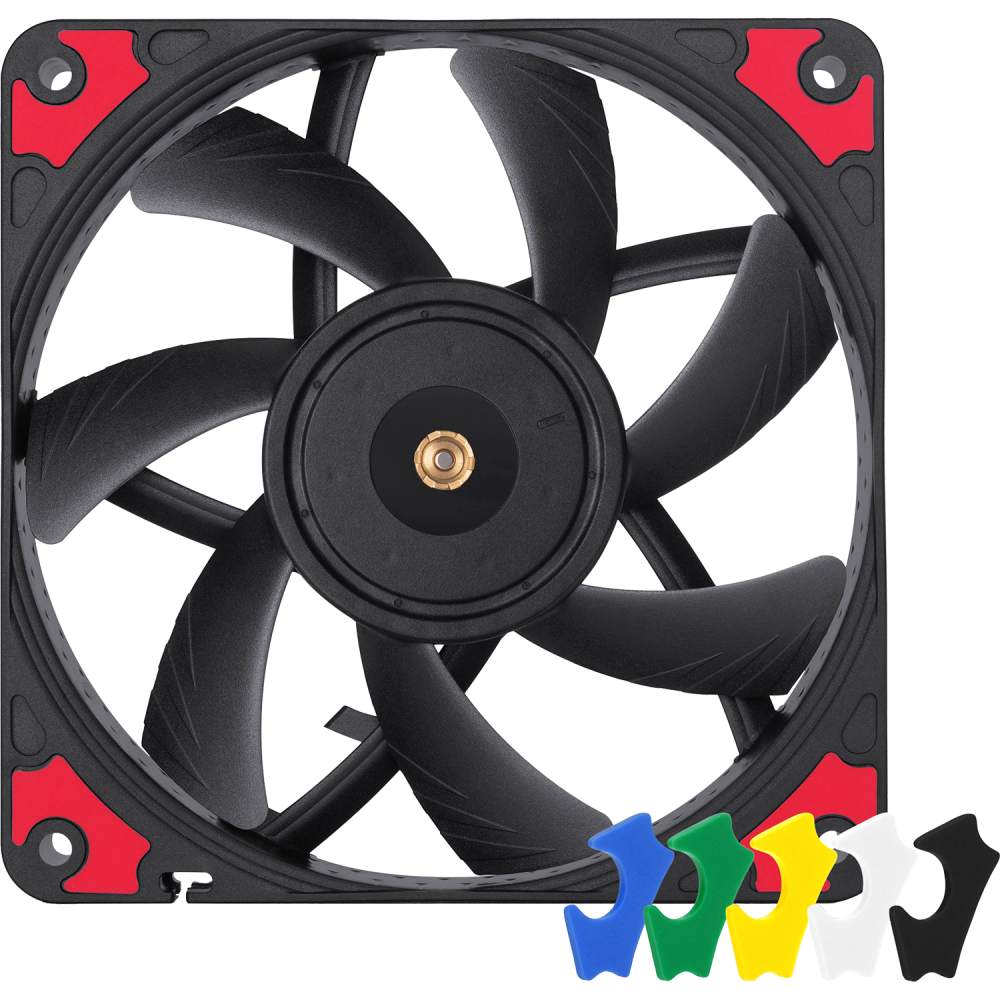 Кулер для корпуса Noctua NF-A12x15 PWM chromax.black.swap