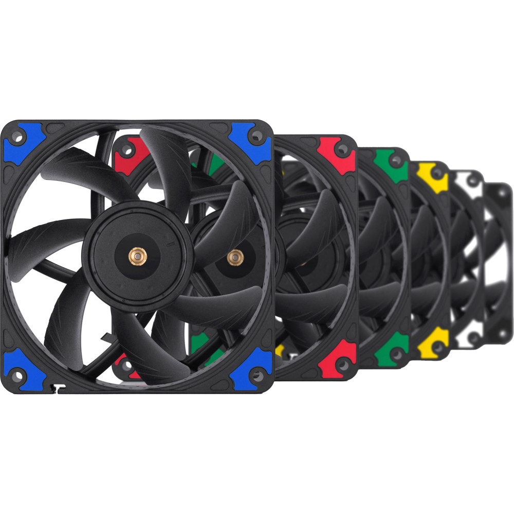 Кулер для корпуса Noctua NF-A12x15 PWM chromax.black.swap
