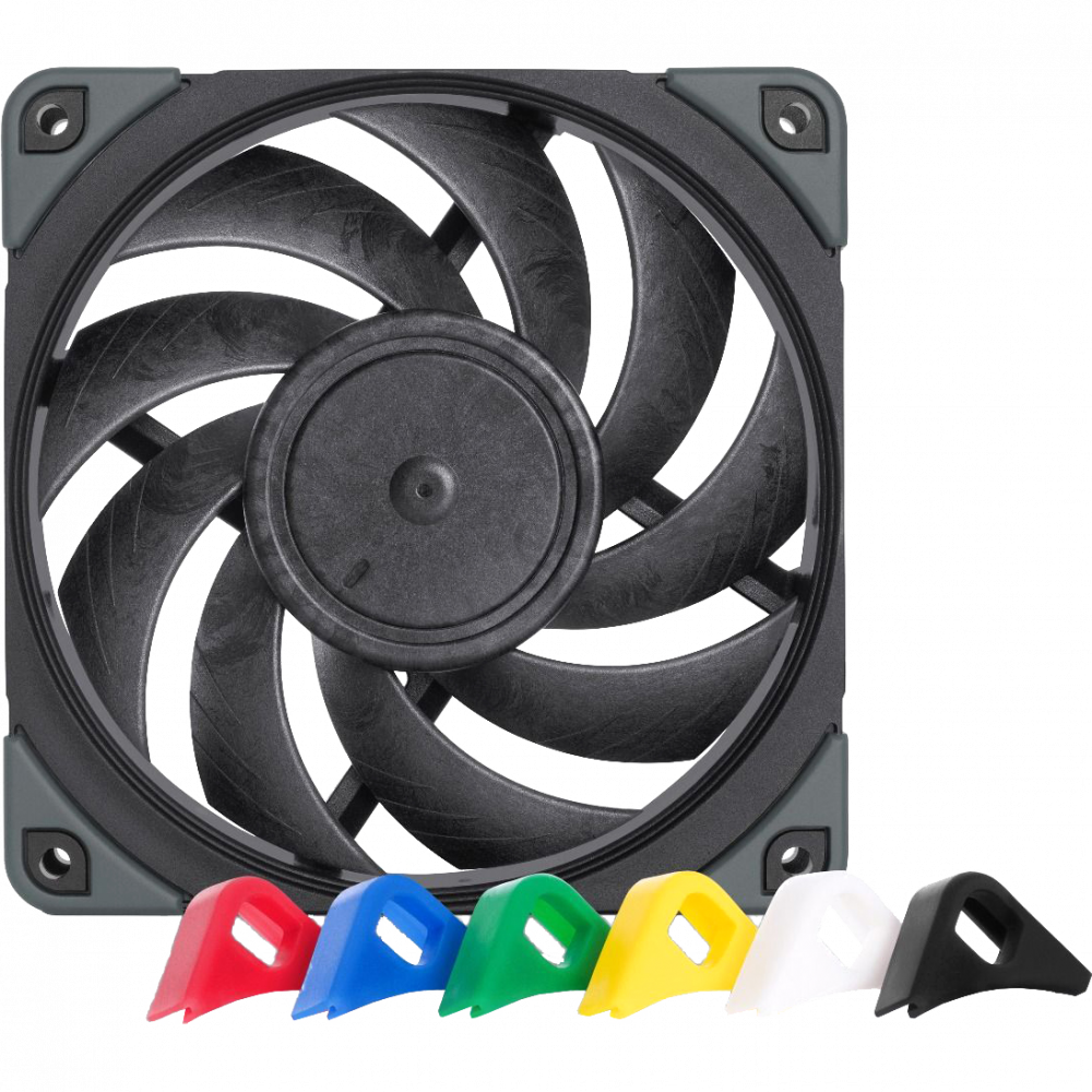 Кулер для корпуса Noctua NF-A12x25 PWM chromax.black.swap