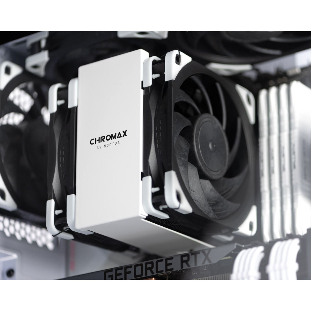 Кулер для корпуса Noctua NF-A12x25 PWM chromax.black.swap