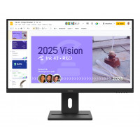 Монитор Lenovo 27" ThinkVision E27Q-40 черный IPS LED 4ms 16:9 HDMI M/M матовая HAS Piv 1500:1 350cd 178гр/178гр 2560x1440 100Hz DP QHD 6.2кг