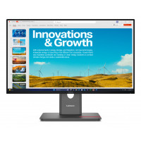 Монитор Lenovo 23.8" ThinkVision P24QD-40 черный IPS LED 4ms 16:9 HDMI матовая HAS Piv 1500:1 300cd 178гр/178гр 2560x1440 120Hz DP QHD USB