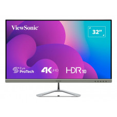 Монитор ViewSonic 31.5" VX3276-4K-MHD-2 серебристый VA LED 16:9 HDMI M/M матовая 350cd 178гр/178гр 3840x2160 60Hz DP 4K 6.9кг