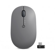 Мышь Lenovo Go GY51C21211 серый оптическая (2400dpi) беспроводная BT/Radio USB-C/BT для ноутбука (3but)