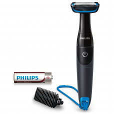 Триммер Philips Series 1000 BG1024/16 черный/голубой (насадок в компл:1шт)