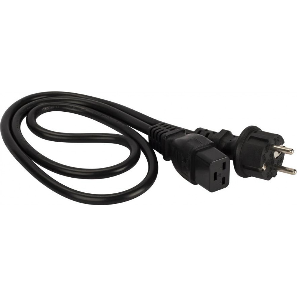 Шнур питания LANMASTER LAN-PP19SH-2.0-BK
