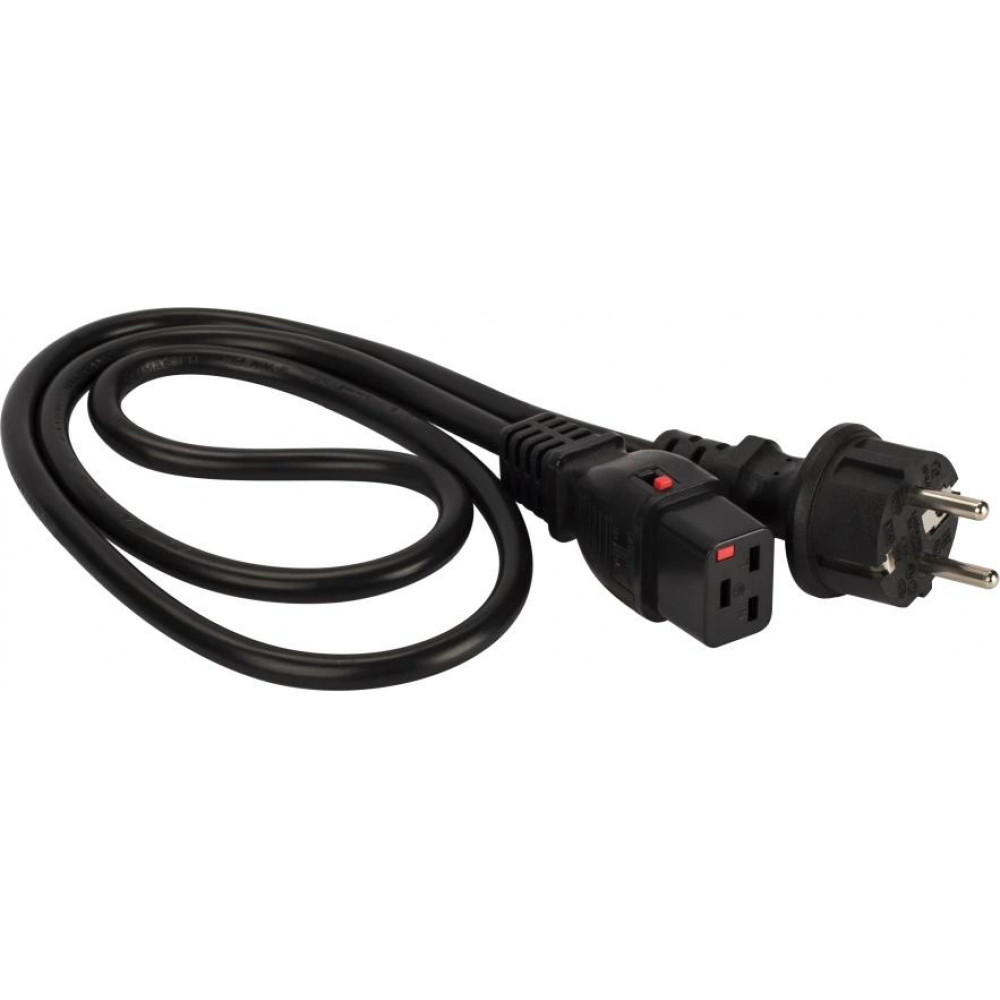 Шнур питания LANMASTER LAN-PP19LSH-1.0-BK