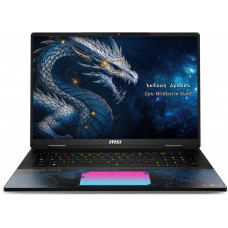 Ноутбук MSI Ноутбук Titan Dragon Edition 18 HX A2WJ-1251RU Core Ultra 9 290HX Plus 96Gb SSD4Tb NVIDIA GeForce RTX 5090 24Gb 18&ampquot IPS UHD+ (3840x2400) Windows 11 black WiFi BT Cam (9S7-1824D6-1251)
