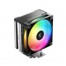Устройство охлаждения(кулер) Deepcool AG400 G2 ARGB Soc-AM5/AM4/1200/1700/1851 серебристый/черный 4-pin 30.93dB Al+Cu 230W 641gr Ret (R-AG400-BKAMMG2-G)