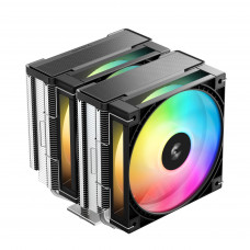 Устройство охлаждения(кулер) Deepcool AG620 G2 ARGB Soc-AM5/AM4/1200/1700/1851 серебристый/черный 4-pin 30.93dB Al+Cu 270W 1046gr Ret (R-AG620-BKAMMG2-G)