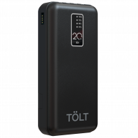 Портативный аккумулятор TOLT Lit K92 Black, 20000mAh, 10W, black, CCC TÖLT TOLT K92 Black