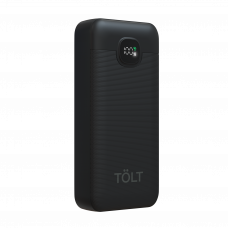 Портативный аккумулятор TOLT Stor SR-LC20B, 20000mAh, 22,5W, fast charging and PD, black Powerbank TOLT Stor SR-LC20B, 20000mAh, 22,5W, fast charging and PD, black TÖLT TOLT SR-LC20B