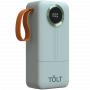 Портативный аккумулятор TOLT Lit KP328 Green, 30000mAh, 22,5W, fast charging and PD, green, CCC TÖLT TOLT KP328 Green