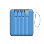 Портативный аккумулятор TOLT Lit LT-LI10S, 10000mAh, 22,5W, fast charging and PD, light blue TÖLT TOLT LT-LI10S