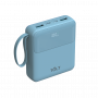 Портативный аккумулятор TOLT Lit LT-LI10S, 10000mAh, 22,5W, fast charging and PD, light blue TÖLT TOLT LT-LI10S