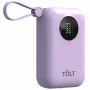 Портативный аккумулятор TOLT Lit LT-LM10T, 10000mAh, 22,5W, fast charging and PD, violet TÖLT TOLT LT-LM10T