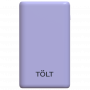 Портативный аккумулятор TOLT Lit LT-LP10T, 10000mAh, 22,5W, fast charging and PD, violet TÖLT TOLT LT-LP10T