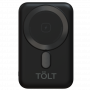 Портативный аккумулятор TOLT Seg KW101 Black, 10000mAh, 22,5W, fast charging and PD, wireless, magnetic, black, CCC TÖLT TOLT KW101 Black