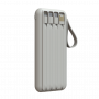 Портативный аккумулятор TOLT Stor SR-LB10D, 10000mAh, 22,5W, fast charging and PD, beige TÖLT TOLT SR-LB10D