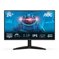 Монитор AOC 23,8" Q24B36X, 16:9, IPS, QHD, 0,5/4ms, 300cd, 144Hz, HDMI, DP