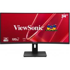 Монитор ViewSonic 34" VA3420C-2 черный VA LED 21:9 HDMI M/M матовая HAS Piv 300cd 178гр/178гр 3440x1440 120Hz DP 2K USB 8.4кг