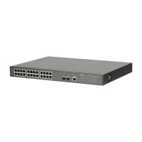 Коммутатор Dahua DH-PFS4226-24GT-240, 24×1 Гбит/с PoE + 2×SFP, управляемый