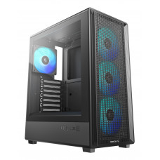 Корпус Deepcool CC550 4F черный без БП ATX 4x120mm 5x140mm 1xUSB2.0 1xUSB3.0 audio bott PSU