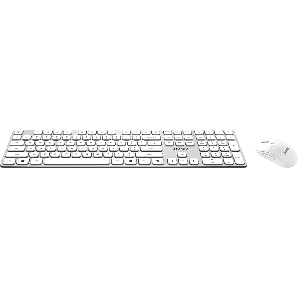 Комплект (клавиатура + мышь) MSI FORGE K210 W COMBO WHITE RU