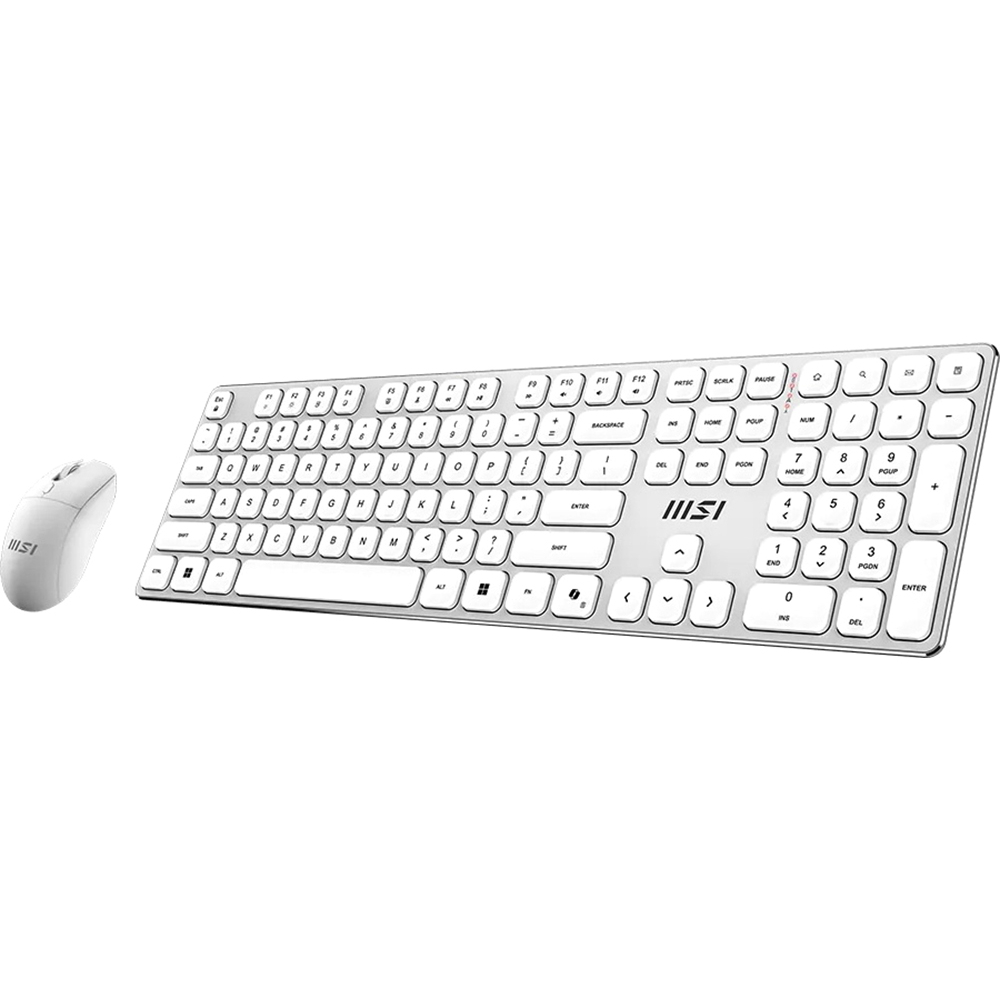 Комплект (клавиатура + мышь) MSI FORGE K210 W COMBO WHITE RU