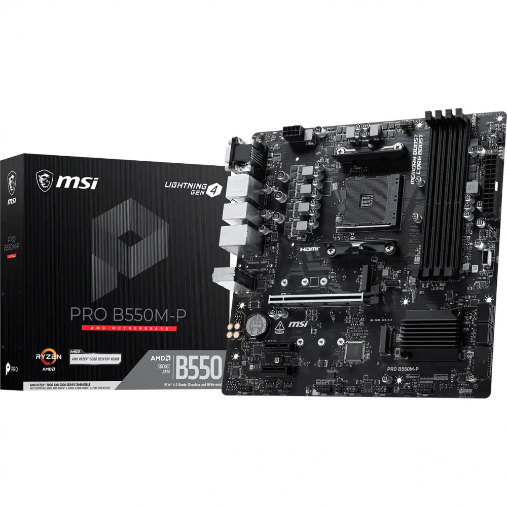 Материнская плата MSI PRO B550M-P