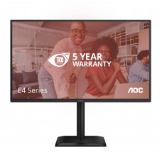 Монитор 27" AOC 27E4CV 1920x1080, W-LED, 16:9, IPS, 300cdm, 1500:1, 178/178, HDMI, DP, 4*USB, 120Hz, speakers, HAS, black