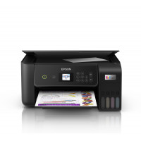 МФУ струйный EPSON EcoTank L3260 чёрный (A4, принтер/сканер/копир, 5760x1440dpi, 33/15ppm, СНПЧ, WiFi, USB) (C11CJ66408)