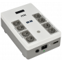 ITK ELECTRA ST8 ИБП Линейно-интерактивный 600ВА360Вт LCD АКБ 1х9AH 8хSchuko USB 4хUSB зарядки ITK EST8-600VA-1-001