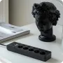 Сетевой фильтр AGNI плоский TP-FI3U5E-C-5m-black, 5 розеток Schuko (с выключателем для каждой розетки), чёрный, кабель 5 метров, 2 разъема USB + 1 разъем USB Type-C 20 Вт, мощность нагрузки 4000 Вт, 16А, заземление, защита от короткого замыкания, сечение
