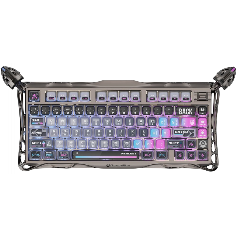 Игровая клавиатура Gravastar Mercury K1 Pro СBLK RU (6972448924399)