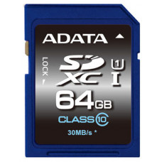 Карта памяти ADATA Premier SDXC Class 10 UHS-I U1 64GB
