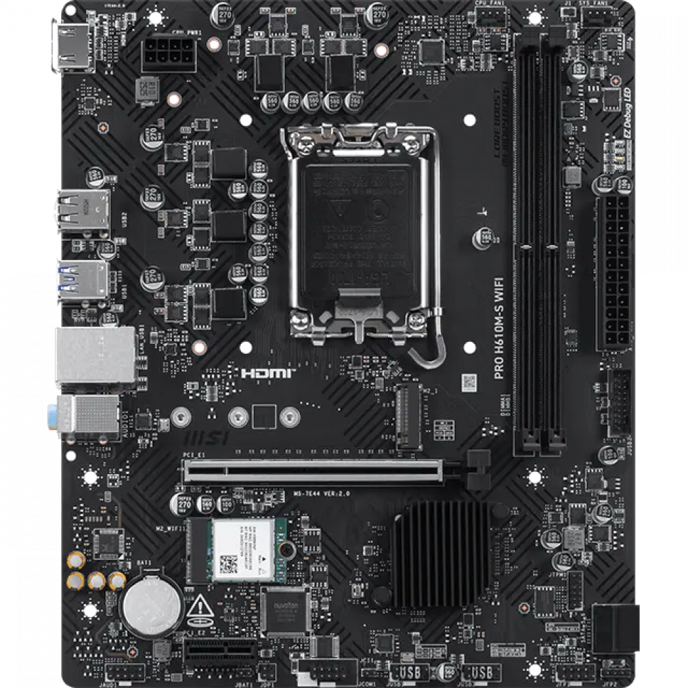 Материнская плата MSI PRO H610M-S WIFI