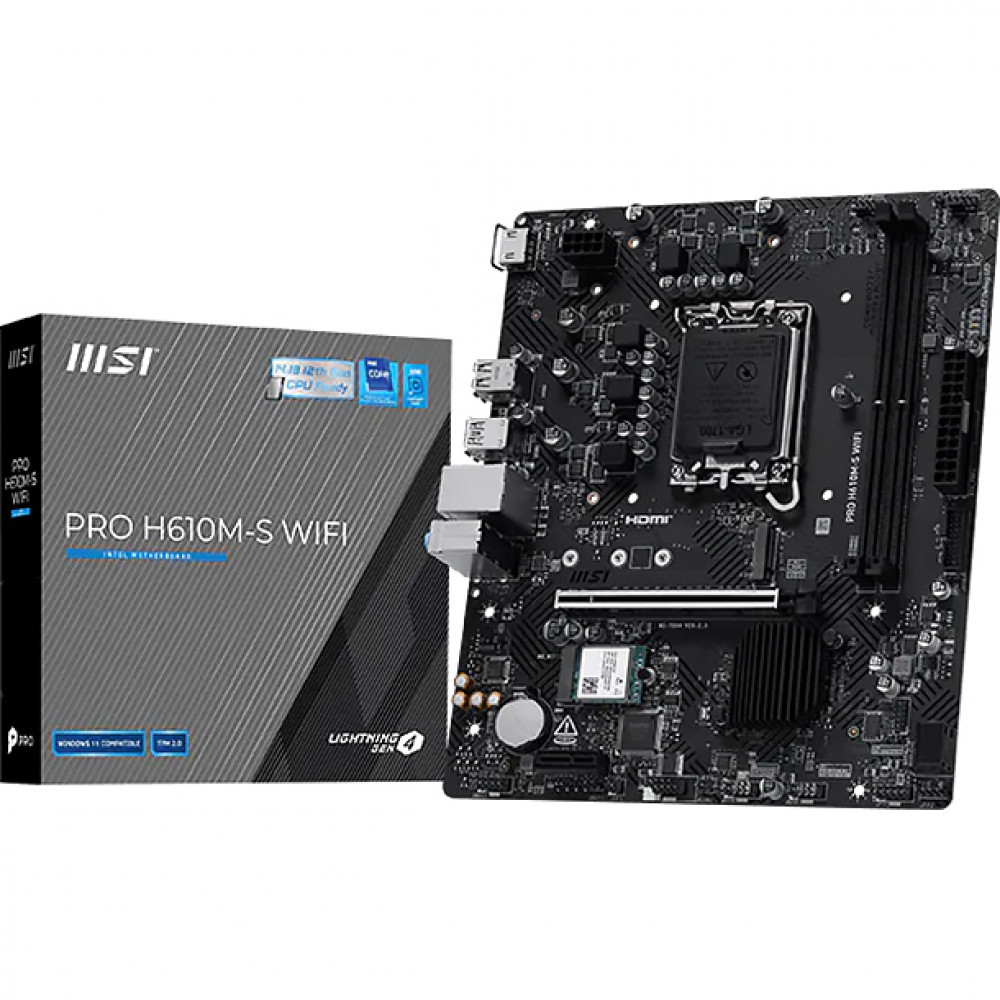 Материнская плата MSI PRO H610M-S WIFI