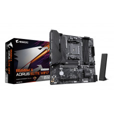 Материнская плата Gigabyte B550M X A ELITE WF7 Soc-AM4 AMD B550 4xDDR4 mATX AC`97 8ch(7.1) 2.5Gg RAID+HDMI+DP