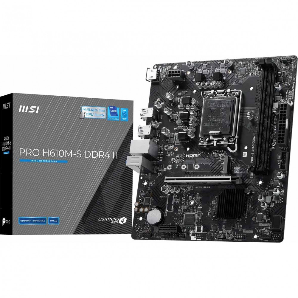 Материнская плата MSI PRO H610M-S DDR4 II