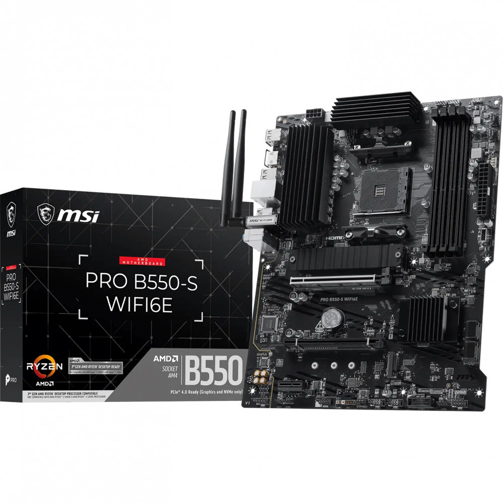 Материнская плата MSI PRO B550-S WIFI6E