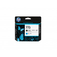 Картридж HP  струйный 773 C1Q20A черный матовый/голубой печатающая головка для DJ Z6600
