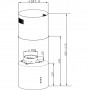 ВЫТЯЖКА MAUNFELD LEE LIGHT ISLA 35 белый Maunfeld Lee Light Isla 35 white