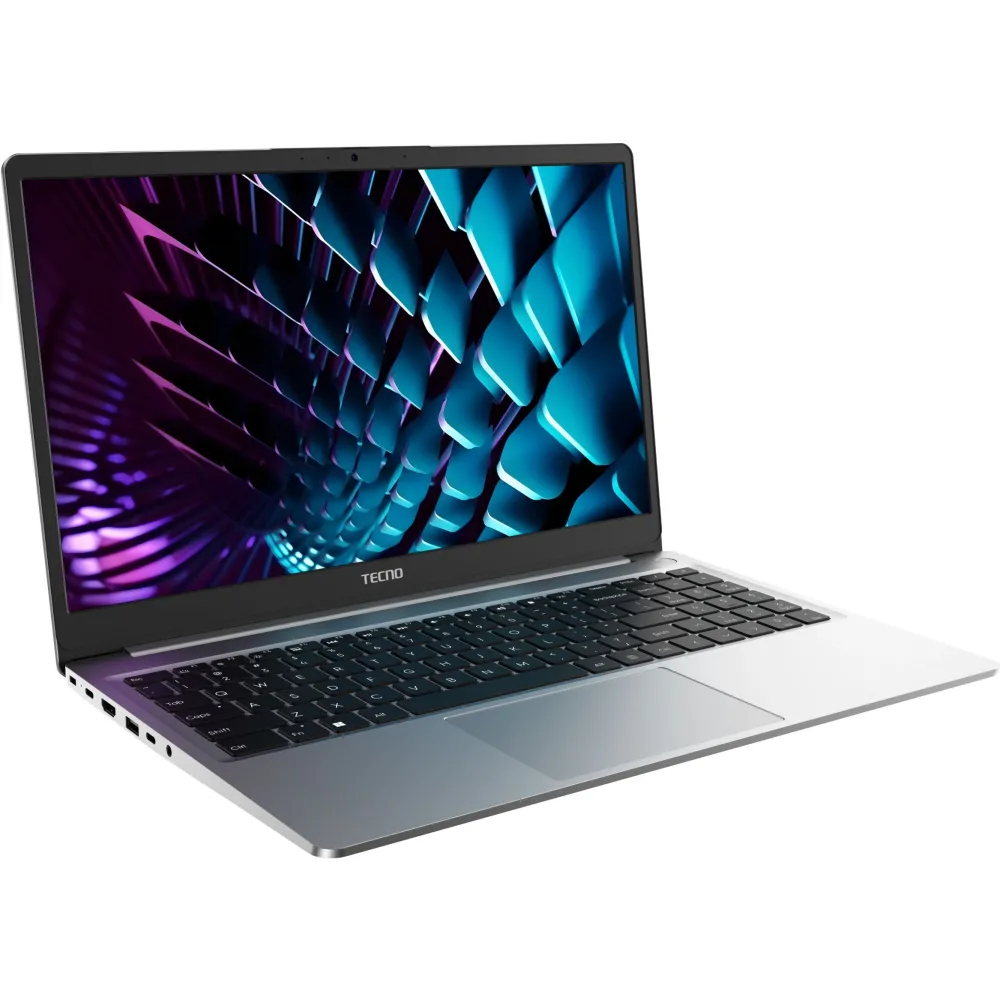 Ноутбук TECNO Ноутбук Tecno MegaBook K15SFA Ryzen 5 7535HS 8Gb SSD512Gb AMD Radeon 660M 15.6&ampquot IPS FHD (1920x1080) Windows 11 Home silver WiFi BT Cam 6060mAh (71005000541)