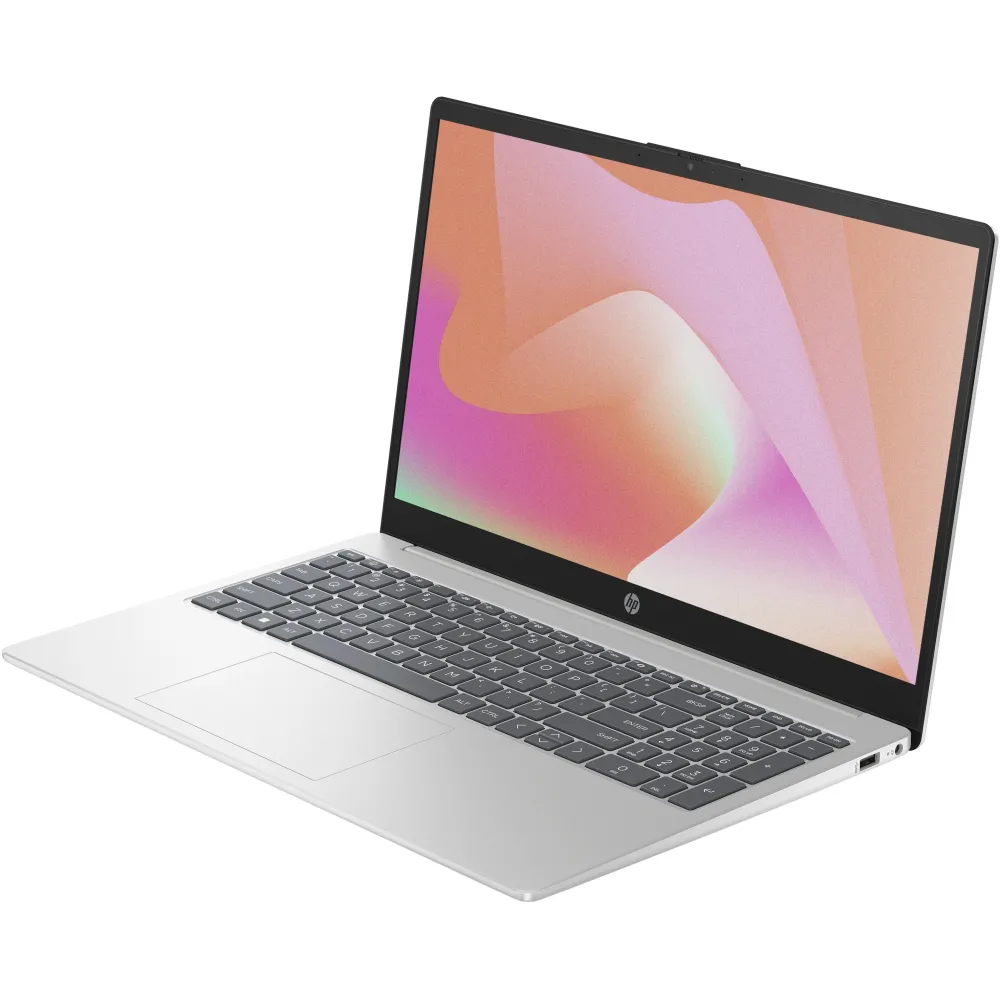 Ноутбук HP Ноутбук 15-fc0025ny Ryzen 5 7520U 16Gb SSD512Gb AMD Radeon Graphics 15.6&ampquot IPS FHD (1920x1080) FreeDOS silver WiFi BT Cam (B8GJ5EA)
