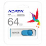 USB Flash drive ADATA Носитель информации A DATA Flash Drive 64Gb С008 AC008 64G RWE  USB2.0, White 
