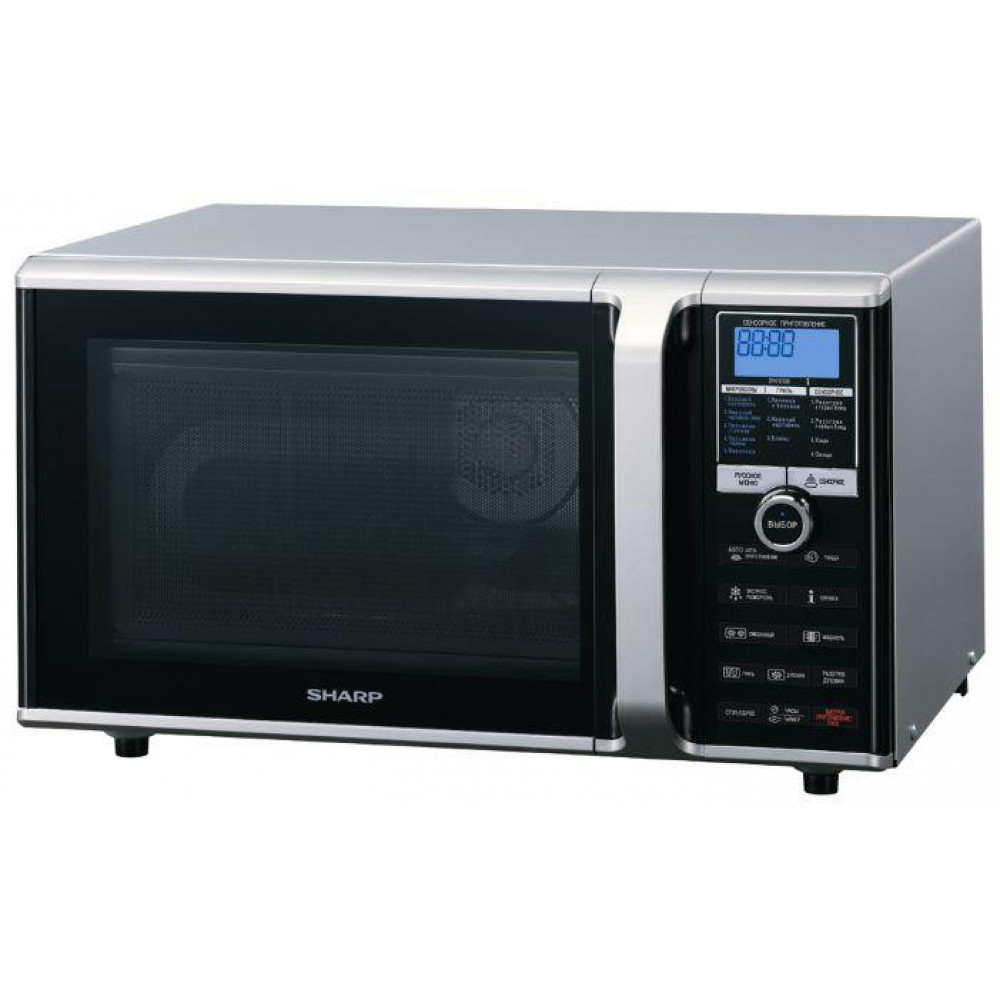Микроволновая печь Sharp R-8772N Silver купить в интернет-магазине 21 Век