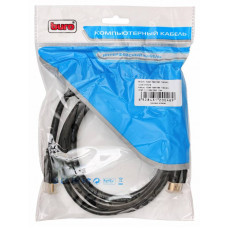 Кабель Buro  аудио видео HDMI  m /HDMI  m  1.8м. феррит.кольца черный  HDMI 19M/19M 1.8M MG
